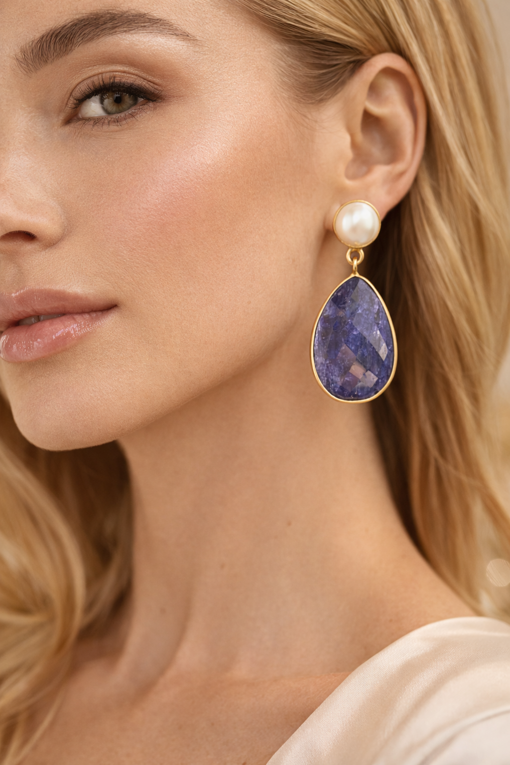 Midnight Pearl Drops — earrings — view 7