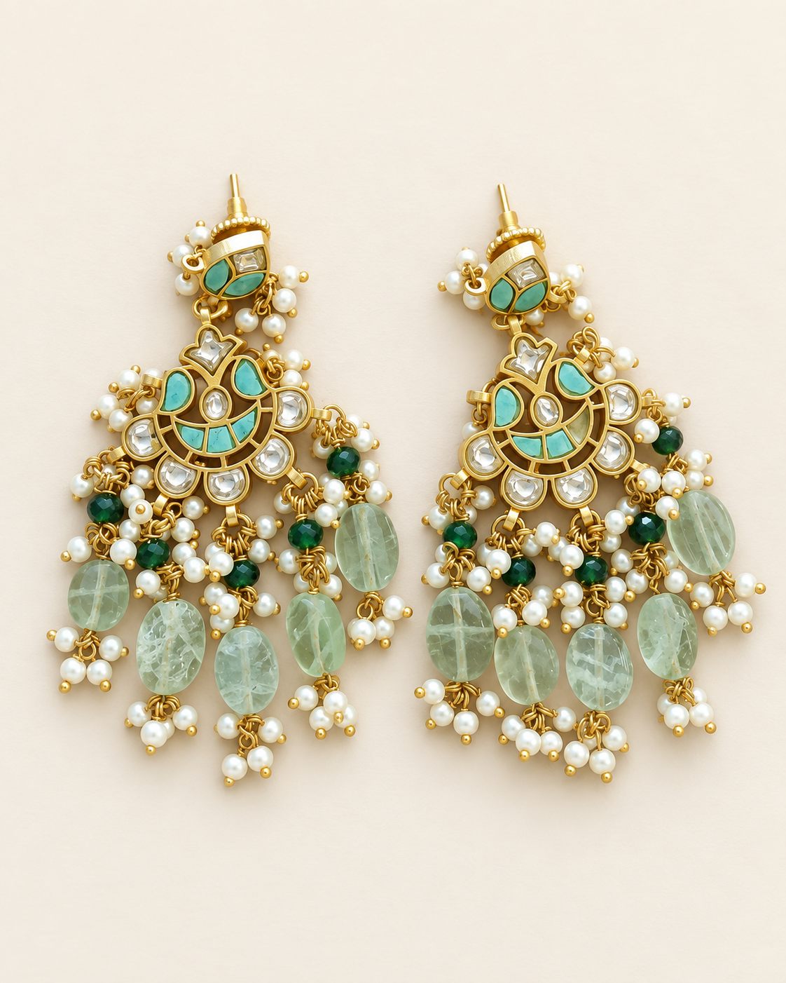 Meher Mint — earrings — view 1