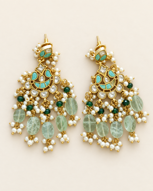 Meher Mint — earrings — view 1