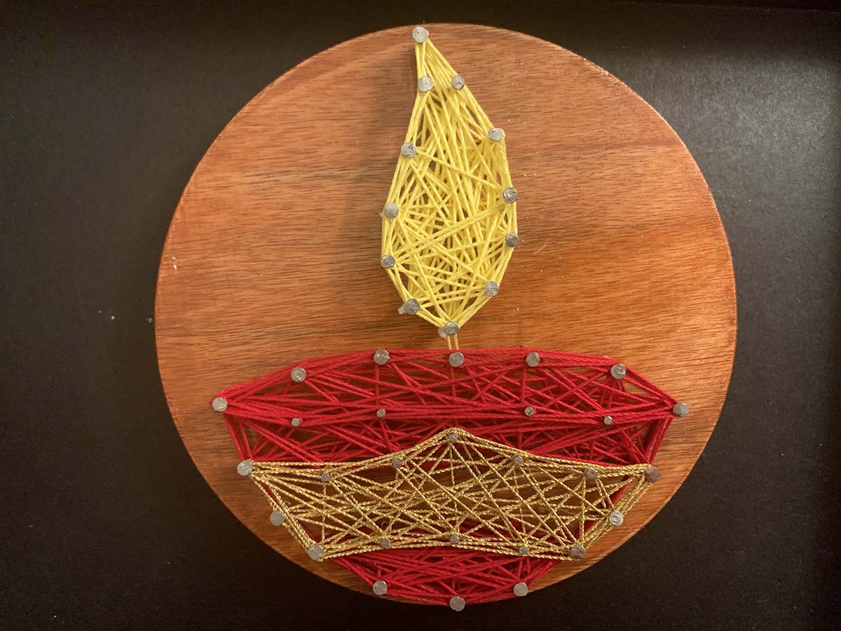 Diya String Art