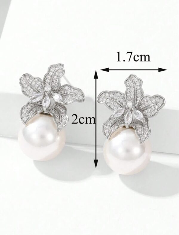 Orchid Pearl Stud - Image 3