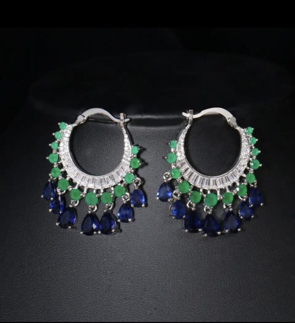 Jeweled Crescent Hoop - Image 8