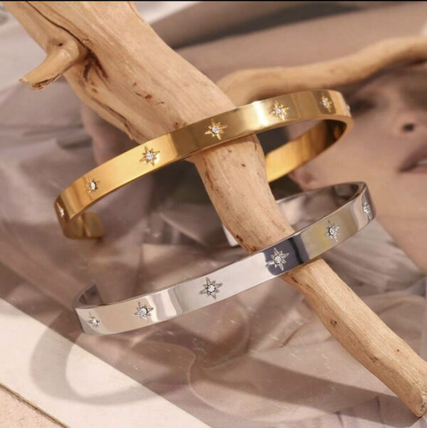 Chic Gold Bangle - Image 2