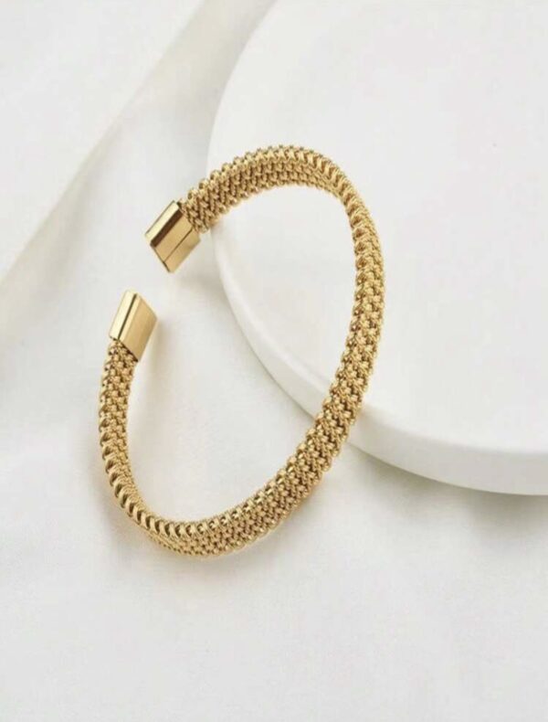 Gold Tone Cuff - Image 5