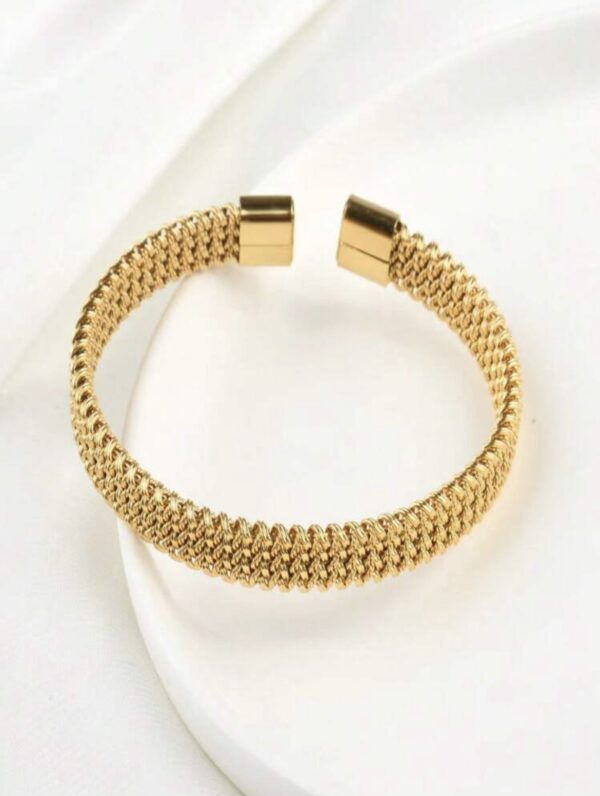 Gold Tone Cuff - Image 4
