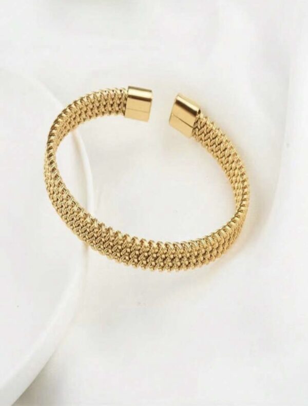 Gold Tone Cuff - Image 3