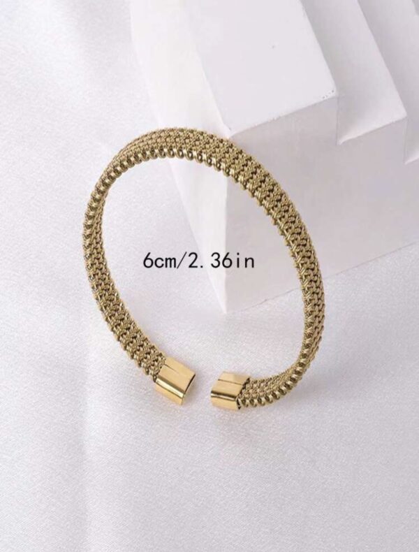 Gold Tone Cuff - Image 2